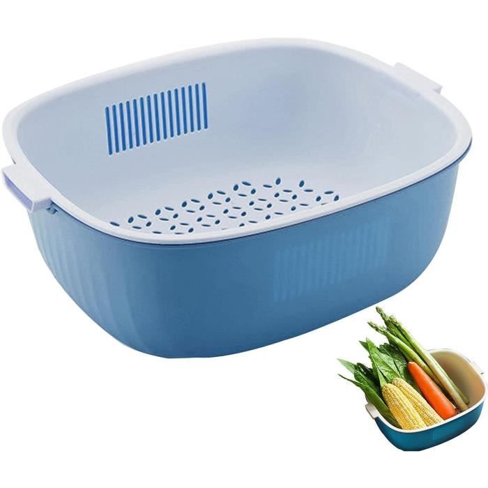 Lot De 3 Paniers Égouttoirs Multifonctions Pour Évier – Rinçage Légumes, Égouttage Pâtes, Séparation Déchets Cuisine