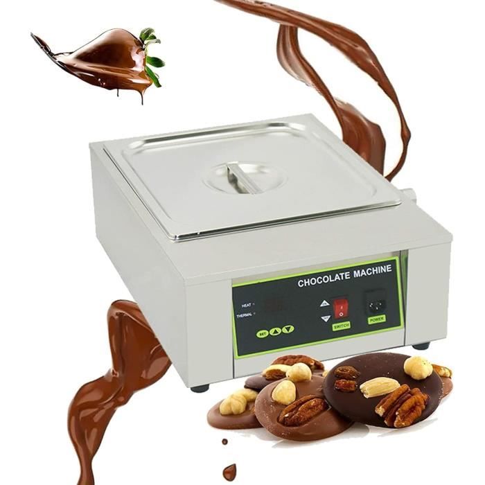 Machine à chocolat électrique commerciale, 10l, pour boisson chaude, chocolats au lait, thé, soja, café, vin, boissons, récipient  6