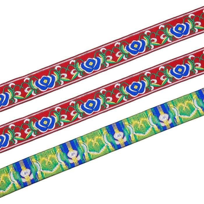 Ruban Cadeau De Noël Double Face Satin - 2 Rouleaux Rouge Et Vert, 25 Mm X 22 M, Polyester, Pour Emballage Et Décoration