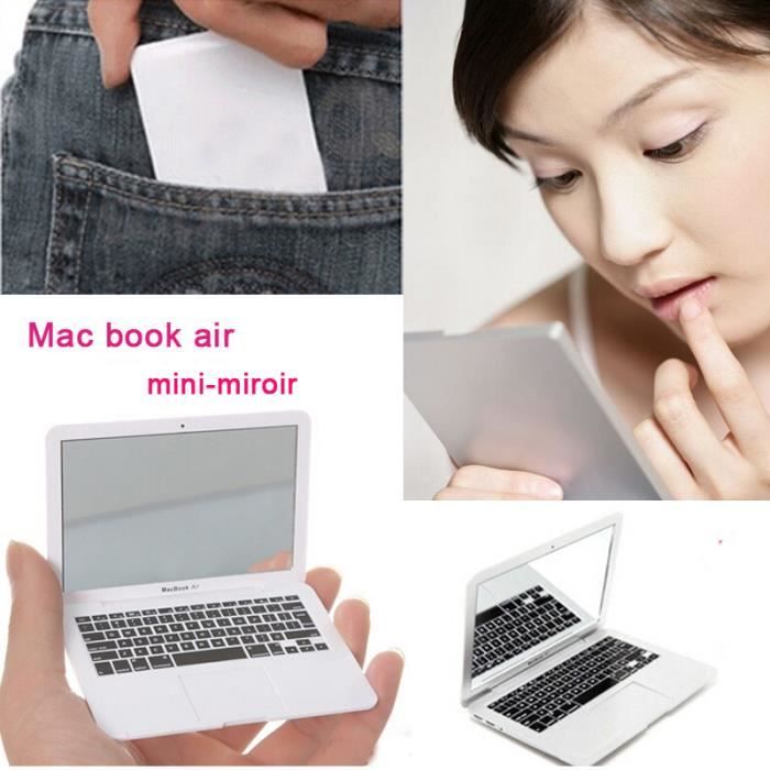 AN-LKYIQI Miroir portable/miroir de maquillage MacBook Air Modeling portable miroir Creative iPad miroir 