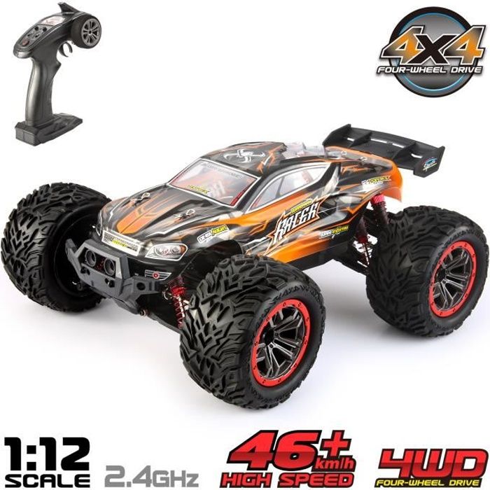 Voiture T?�l?�command?�e - Voiture RC 1:12 4WD 2,4 GHz 46km/h RC Voiture V?�hicule Tout-Terrain ?� 