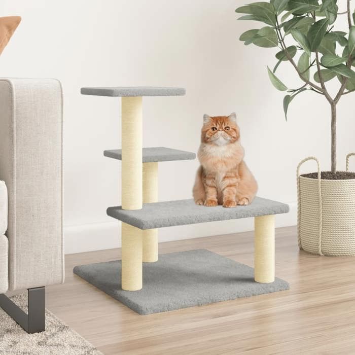 vidaXL Arbre à chat avec griffoirs 61 cm