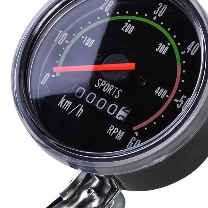 Compteur De Vitesse Mécanique Pour Vélo – Universel, étanche, Rétroéclairage – Compte Vitesse Et Distance