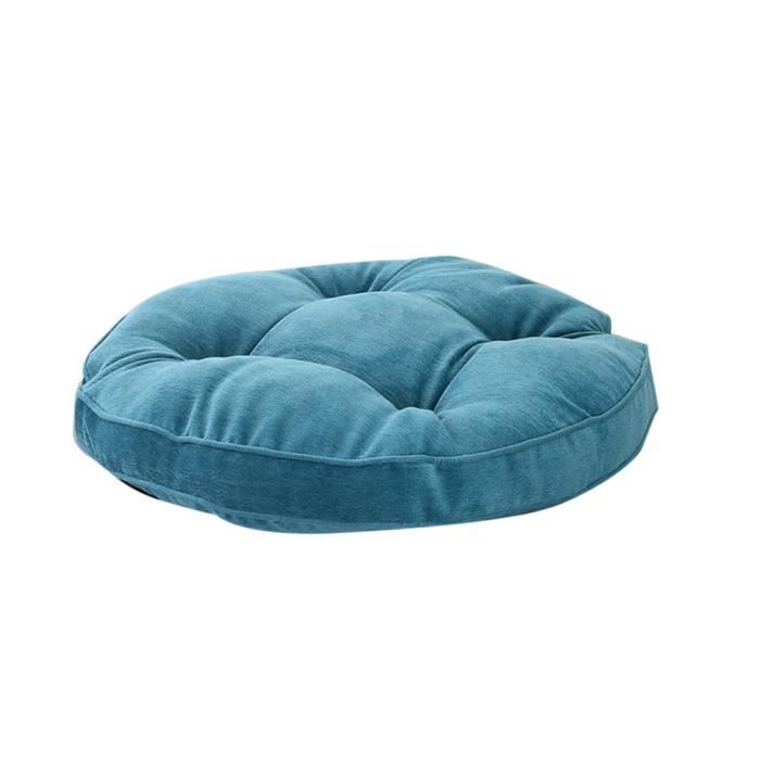 Coussin De Si/ège Rond Tapis De Futon Respirant Doux Adapt/é /À La Chaise De Bureau Chaise De Salle /À Manger 40cm Rembourrage /Épais De Chaise En Tissu Velours C/ôtel/é Coussin De Chaise Ronde