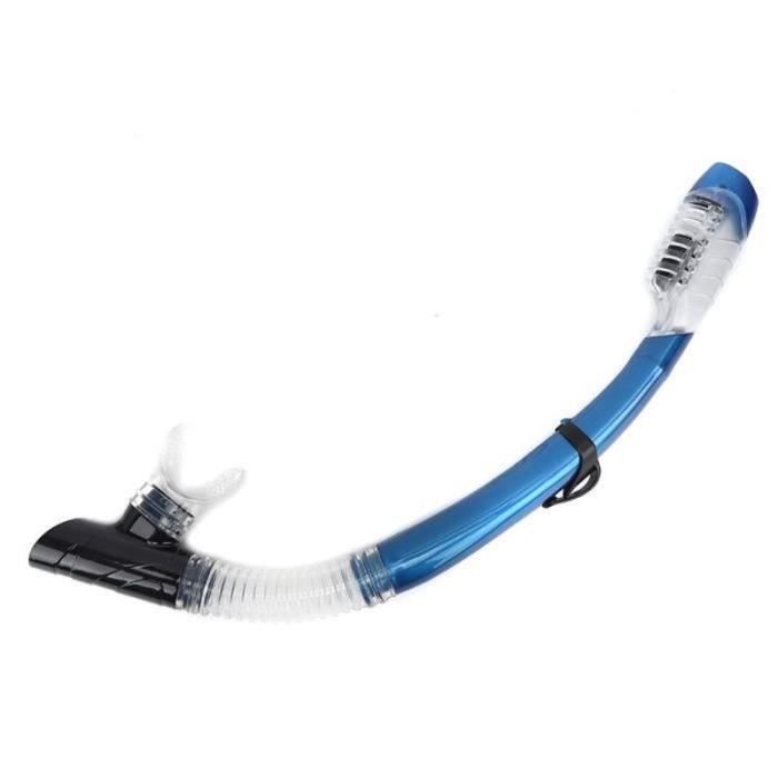 Tuba De Plongée Dilwe Bleu - Équipement Apnée Et Snorkeling - Tube Respiratoire Silicone Professionnel