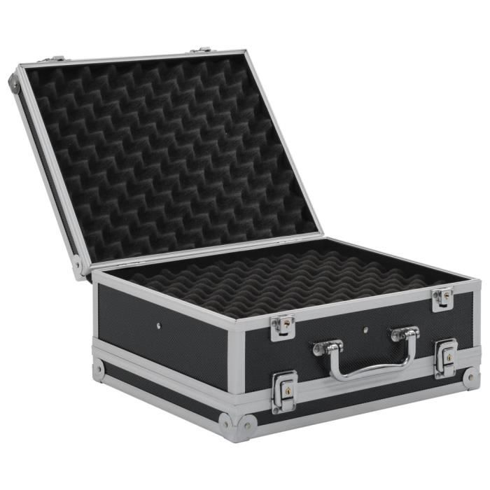 KIMISS Mallette pour arme à feu Aluminium ABS Noir-REN KIMISS Mallette pour arme à feu Aluminium ABS Noir-REN
