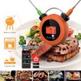 MAJORD'HOME PIC&COOK : Thermomètre de cuisson Bluetooth avec sonde et application smartphone pour barbecue / plancha / four-1
