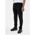 KAPORAL - Jean slim relaxed noir homme  IRWIX-1