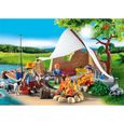 PLAYMOBIL - Family Fun Famille de campeurs - Figurine miniature - Camping en famille-1
