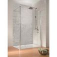 Lot de 2 panneaux muraux Décodesign DÉCOR, 100x210 cm, revêtement pour douche et salle de bains, pierre gris clair, Schulte-1