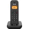 SPC Keops – Téléphone fixe sans fil avec écran lumineux, identification de l'appelant, 50 contacts, mode ÉCO - Noir-1