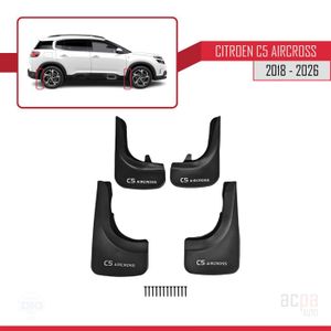 Kit 4 Bavettes (pare-boue) Pour Citroën C1 MK II 2014-2025 - Noir