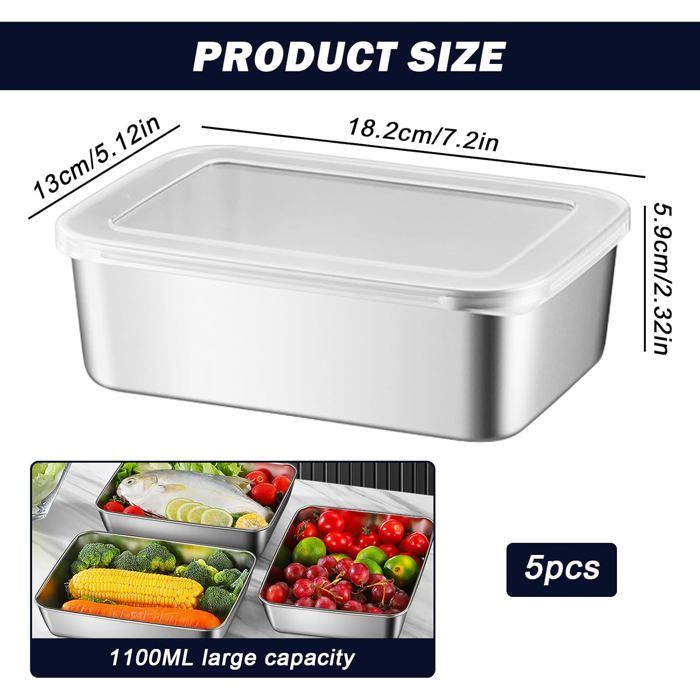 Pot à épices 12 Pièces En Acier Inoxydable Magnétique Multi-usages