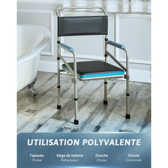 Chaise Percée Pliante, Antidérapante Et Portable