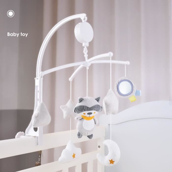 Jouet De Berceau Bebe Jouet Mobile Decoration De Lit Bebe Suspendu Cloche Rotative Pour Garcons Filles Nouveau Nes Ours Cdiscount Puericulture Eveil bebe