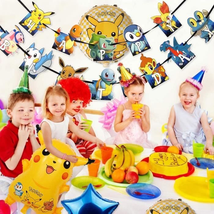 Bannière - Décorations Thème Anniversaire Pokemon Pikachu, Bannière De  Joyeux Anniversaire, Drapeaux Suspendu - Cdiscount Maison