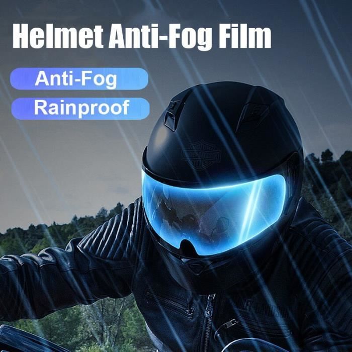 Film casque moto anti pluie - Équipement moto