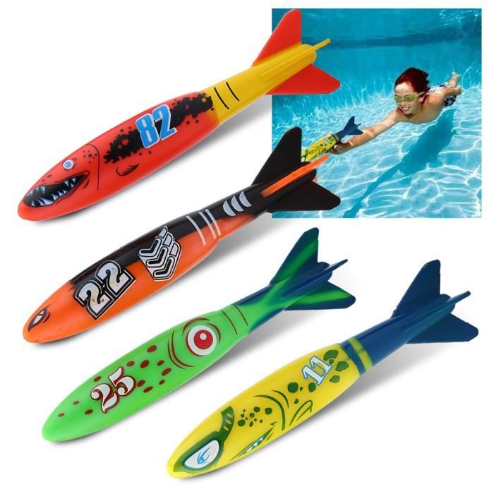 Alomejor Jouets sous-Marins pour Enfants 3 Ans – Jeu Éducatif de Natation et Plongée en Piscine, Fusée & Torpille à Lancement Manuel, Jouet Aquatique Sécurisé sans Batterie, Idéal Alomejor Jouets sous-Marins pour Enfants 3 Ans – Jeu Éducatif de Natation et Plongée en Piscine, Fusée & Torpille à Lancement Manuel, Jouet Aquatique Sécurisé sans Batterie, Idéal