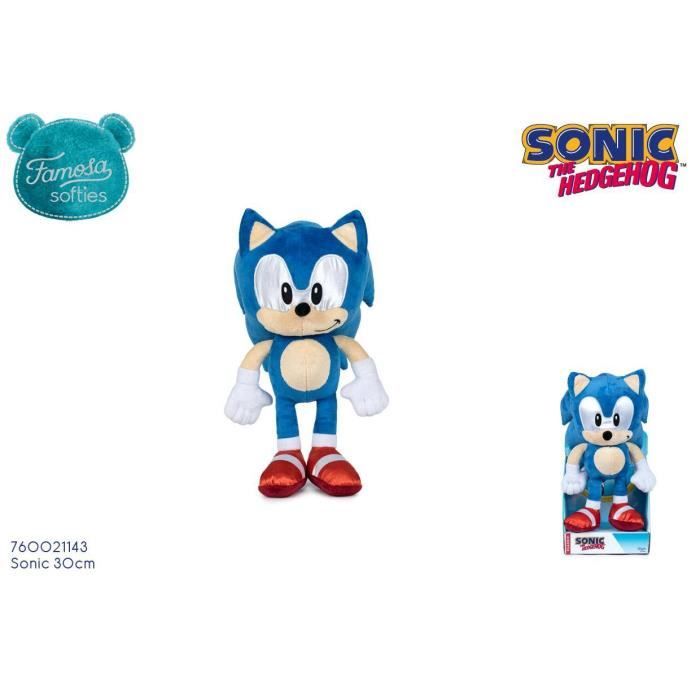 Sonic - Jouet Peluche Sonic Classic 30 cm Jouet Peluche - Héros et
