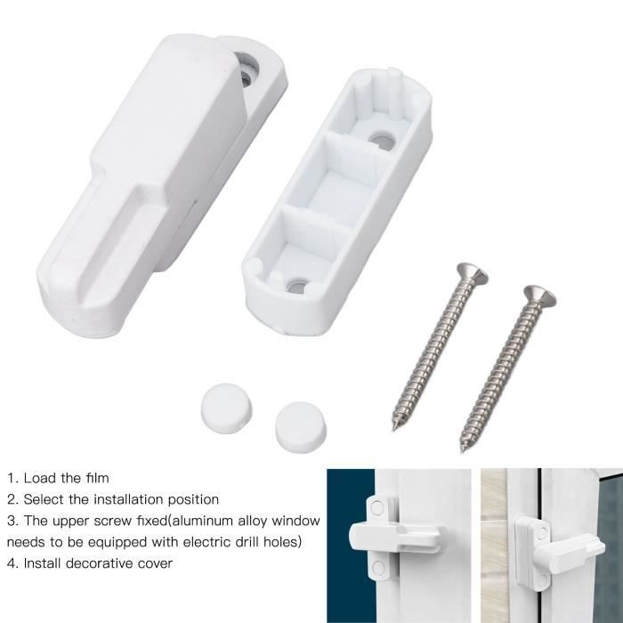 Lot De 20 Loquets De Fenêtre 300 Mm – Aluminium Doré, AAP, Arrêt Battant
