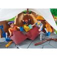 PLAYMOBIL - Family Fun Famille de campeurs - Figurine miniature - Camping en famille-2
