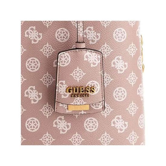 GUESS Vibe Girlfriend Carryall Rosewood Logo 188214 sac a epaule sacoche vieux rose Cdiscount Bagagerie Maroquinerie