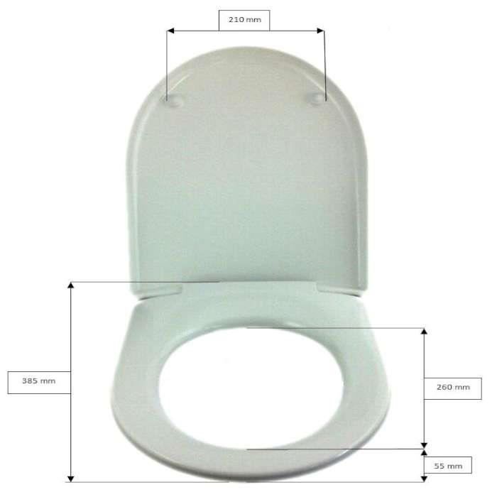 ABATTANT SELLES ROYAN 2 MINI ALLIA PRIMA 2 COMPACT BLANC 0742 Cdiscount Bricolage