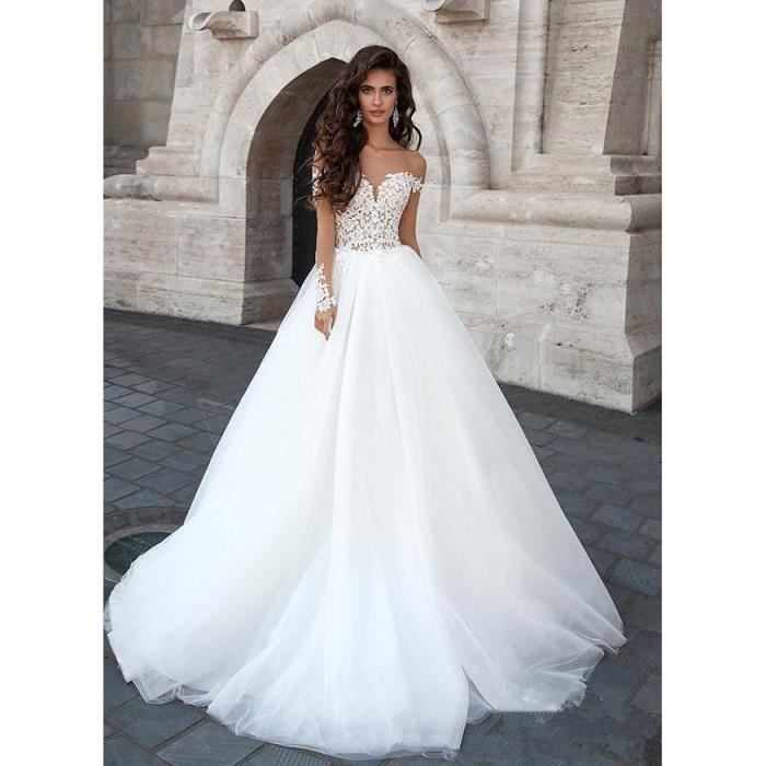 Ivoire 40 robes de mari e 2018 nouvelle mari e mariage une paule