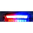 BL13351-Bleu - Rouge voitures Gyrophare 8 LED Dash Strobe Attention Safe Modes clignotant Lampe-3