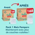 Couches Pampers Premium Protection Pants Taille 4 - Pack 1 mois 168 Couches-3