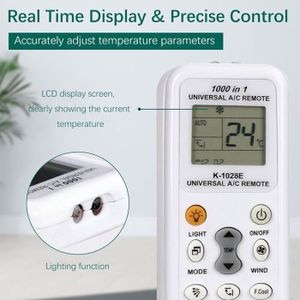 Télécommande Universelle Climatiseur Eboxer Pour Panasonic A75C3300 A75C3208 A75C3706 A75C3708