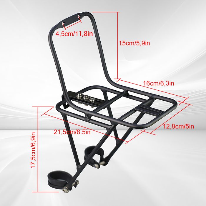 Porte-fourche Avant Universel Pour Vélo - Porte-bagages Avant - Aluminium - Neuf