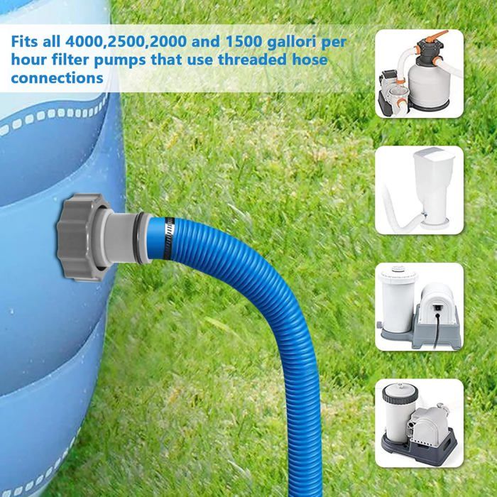 Raccord Tuyau Piscine Adaptateur Tuyau Piscine 32 38,12 Pièces Adaptateur Piscine Intex 32 38 Piscine 38mm Intexadaptateur Tuyau Pompe Piscine 87020337 Tuyau Pompe Piscine Bestway