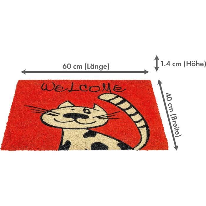 Paillasson Coco Chat Paillasson 40X60 Cm Lot De 2 Paillasson D