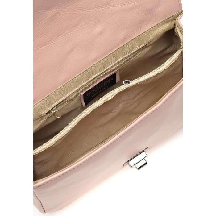 SS23 IR 2180 Sac a main Isabella Rhea Cuir de vache UNI Rose Cdiscount Bagagerie Maroquinerie