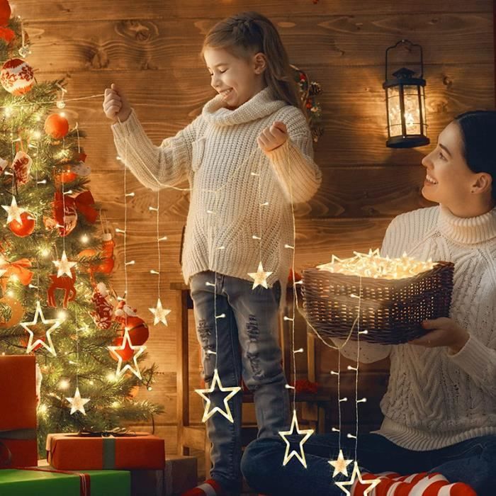 Etoile lumineuse S blanc SIRIUS l  Décoration Guirlande  Lumineuse Noël Chambre Enfant