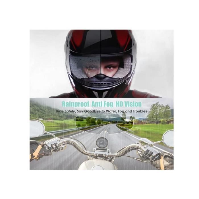Film casque moto anti pluie - Équipement moto