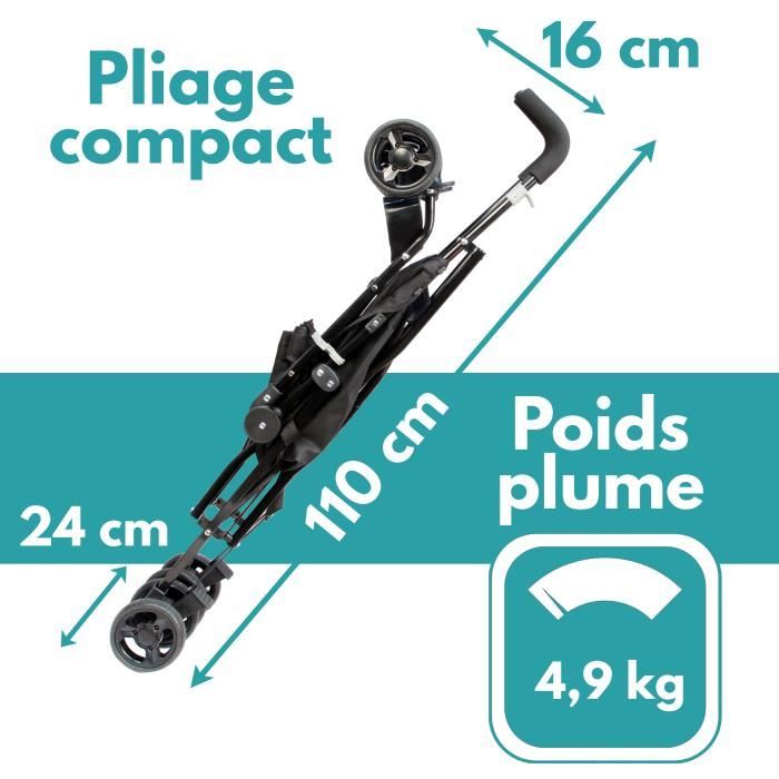 Poussette looping canne discount