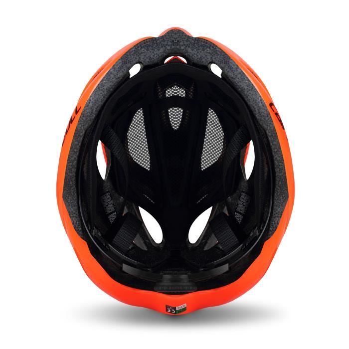 Casque de velo adulte unisexe ultralight Cairbull 55 61 cm avec pare soleil Orange Cdiscount Sport