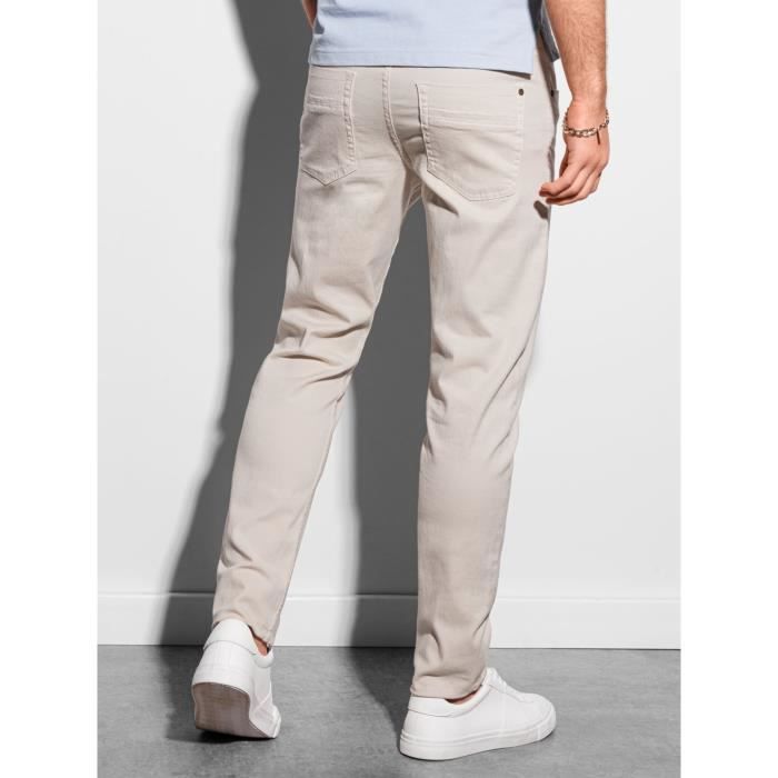 Pantalon chino - Ombre - Pour Homme - Beige clair Beige clair