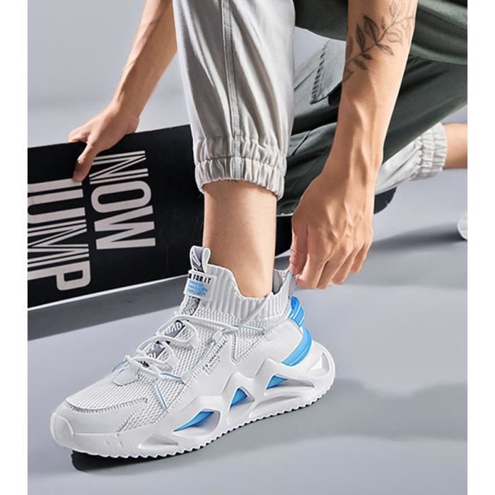 Baskets Homme,Sneakers Basse Homme Legere de Plein Air Respirantes,Chaussure  Homme Femme de Sport pour Running Décontractées Blanc - Cdiscount Chaussures