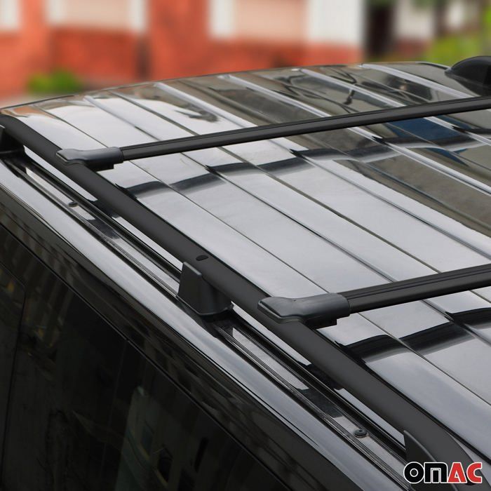 Barres De Toit En Aluminium Pour Citroën Berlingo B9 (2008-2018) - Capacité 75 Kg - Installation Sans Perçage, Finition Argentée
