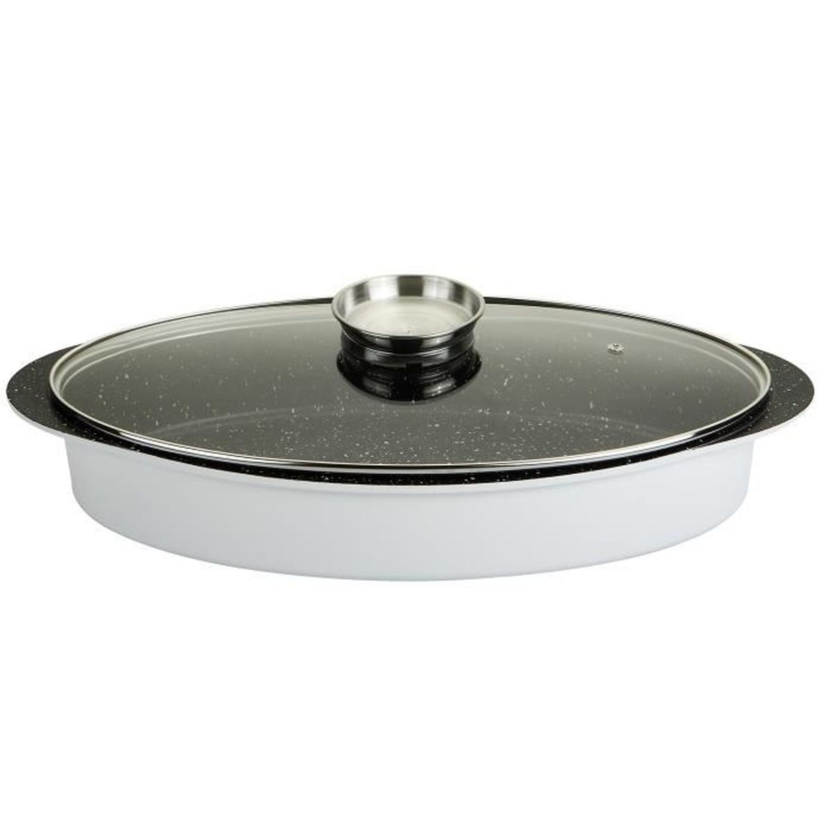 SIMAX Plat à Four Ovale 2.2L Verre Borosilicate - Ultra Résistant -40°C à +300°C