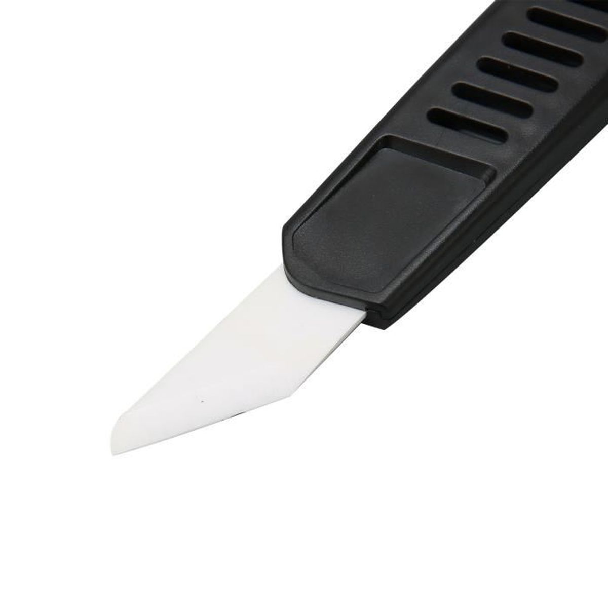 Couteau à Parer Le Cuir Professionnel – Skiver En Acier Inoxydable Et Ébène Pour Travail Du Cuir