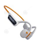 PASSIONOVA INN Casque conduction osseuse IP8 230mA blanche bluetooth 5,3 ecouteurs bluetooth sans fil avec mémoire 32Go casque bluetooth sans