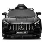 LALAHO Voiture électrique 12V-4,5 Ah, 3 vitesses, avec télécommande 2.4 G, pour enfants de 3 à 5 Ans, Mercedes-Benz AMG GTR