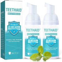 Teethaid Blanchissant Dentifrice, Mousse de blanchiment des Dents, ulcères de la bouche, l'élimination de la mauvaise haleine