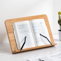 Support de Lecture en Porte-livre Pliable 34*23cm Angle Réglable et les Elégants pour Ipad Tablette Recettes de Cuisine