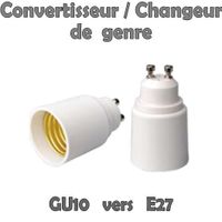 Convervisseur / Changeur de genre GU10 vers E27