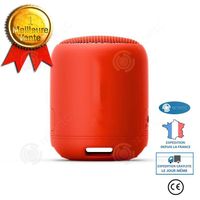 Mini haut-parleur sans fil compact I® - INNOVTEC - Rouge - Etanche - 16 heures - Bluetooth